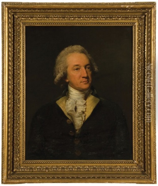 Portrait Of A Gentleman (general John Moore?) Oil Painting - Lemuel Francis Abbott