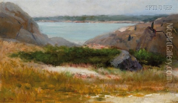 Rockbound Coast Oil Painting - Helen Mary Knowlton