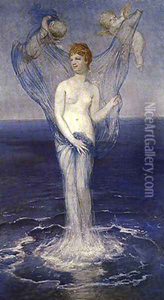 Birth of Venus 1868 Oil Painting - Arnold Bocklin