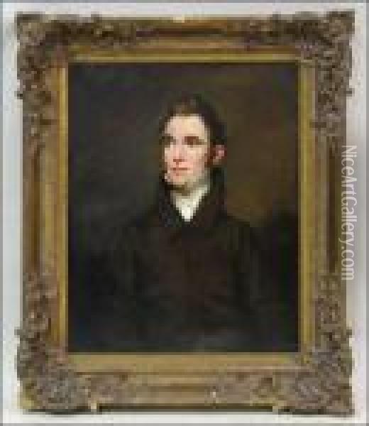 [attributed To] Portrait Of Agentleman Oil Painting - Sir Henry Raeburn