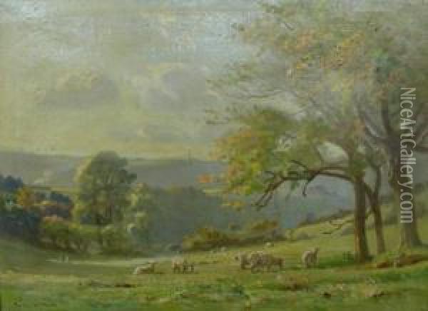 Springtime Oil Painting - Ernest Higgins Rigg