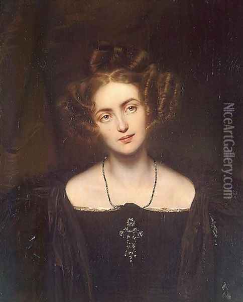 Portrait of Henrietta Sontag Oil Painting - Paul Delaroche