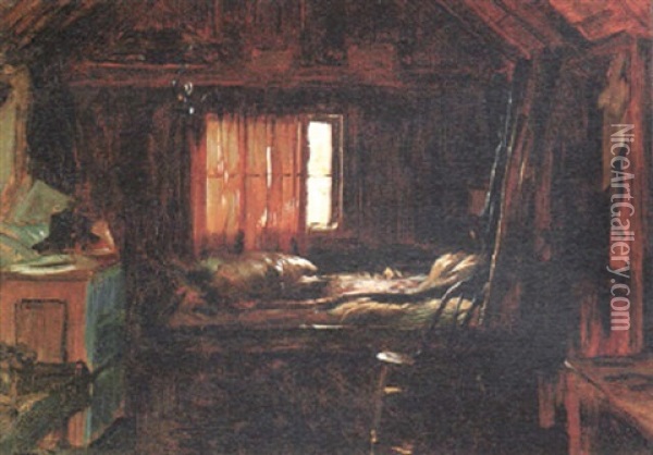 Interior Scene Oil Painting - Harry Herman Roseland