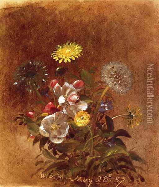 Spring Bouquet Oil Painting - William Sidney Mount