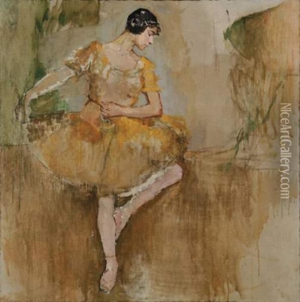 Danseuse Jaune Oil Painting - Betty De Jong
