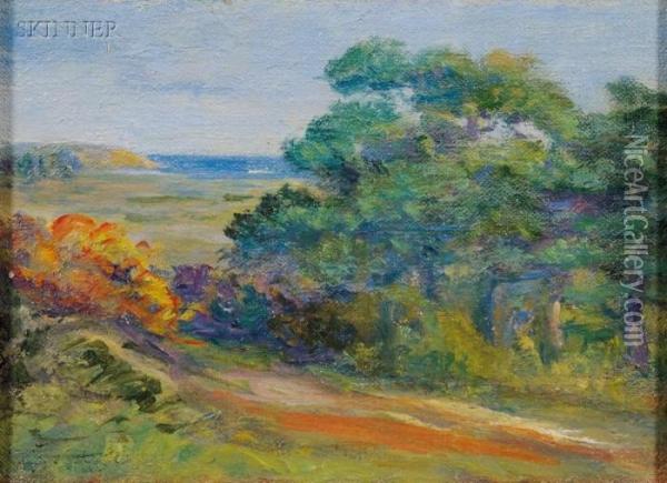 Landscape Sketch Oil Painting - Arthur Wesley Dow