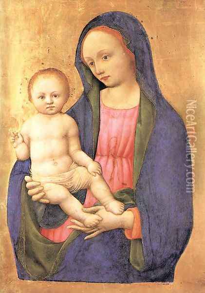 Virgin and Child 1441 Oil Painting - Antonio Vivarini