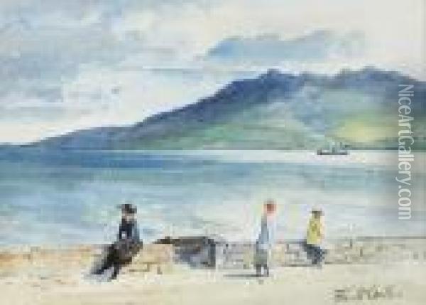 A Good Day At Warren Point Oil Painting - Robert Ponsonby Staples