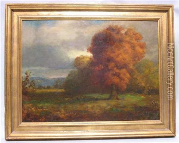 Autumn Landscape Oil Painting - George Inness