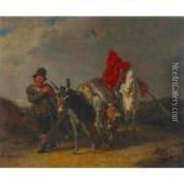 Don Quixote Oil Painting - William Frederick Witherington