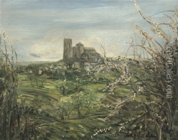 Castle In A French Countryside Oil Painting - Pierre Laprade