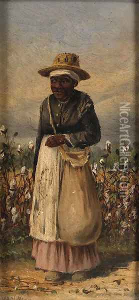 Cotton picker 3 Oil Painting - William Aiken Walker