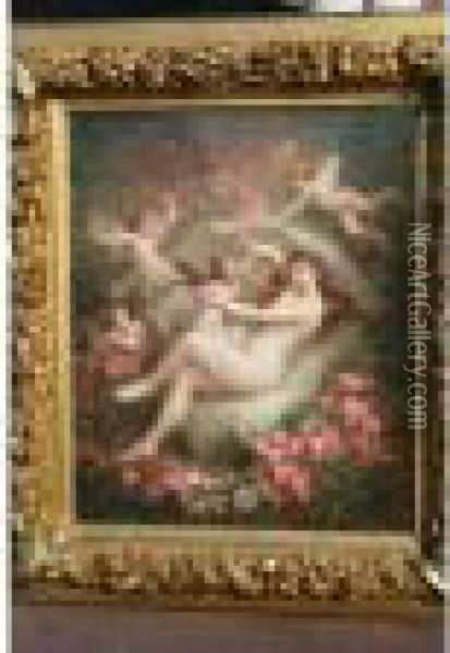 Venus Et Amours Oil Painting - Henri Pierre Picou