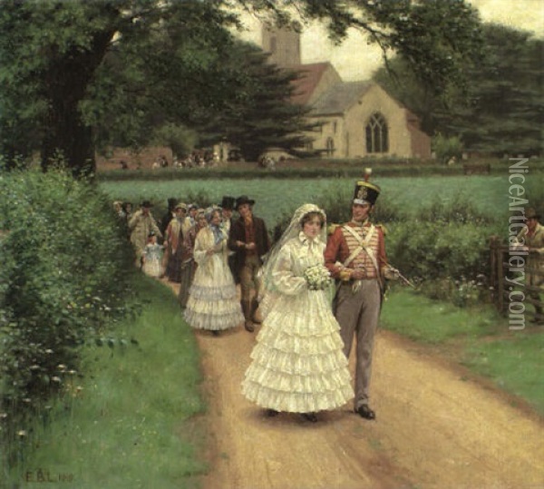 The Wedding March Oil Painting - Edmund Blair Leighton
