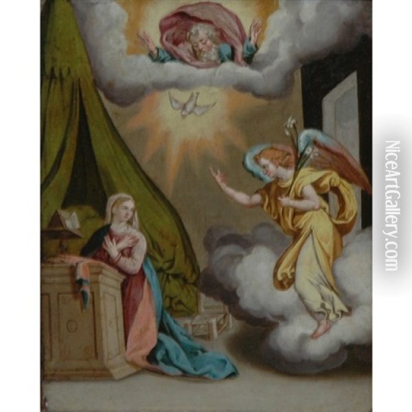 The Annunciation Oil Painting - Niccolo Betti