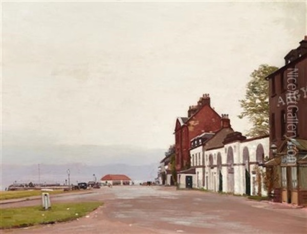 The Argyll Hotel, Inverary Oil Painting - George Houston