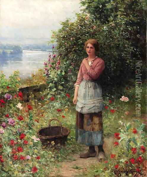 The Age of Innocence Oil Painting - Daniel Ridgway Knight