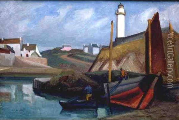 Doelan Le Port Oil Painting - Jules Leray