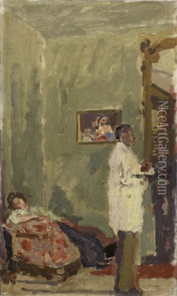 The Artist's Home In New Orleans Oil Painting - Walter Sickert