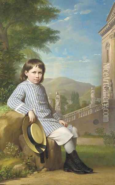 The young heir Oil Painting - Italian School