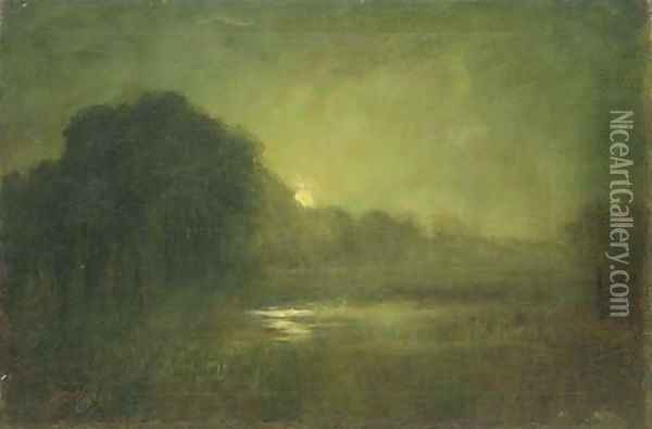 Marshland Oil Painting - William Anderson Coffin