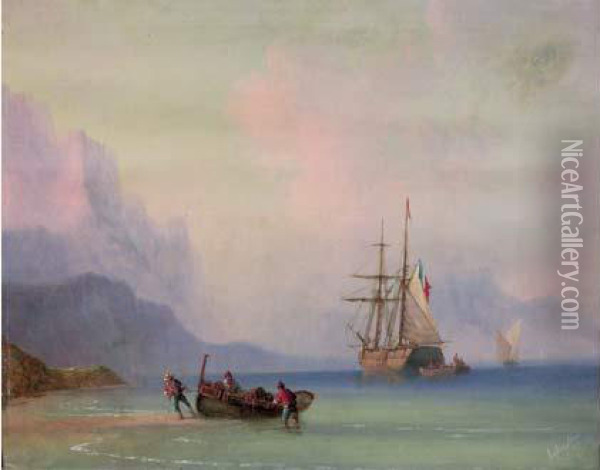 Marine Oil Painting - Ivan Konstantinovich Aivazovsky