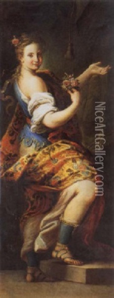 Figura Allegorica Oil Painting - Giovanni Battista Paggi