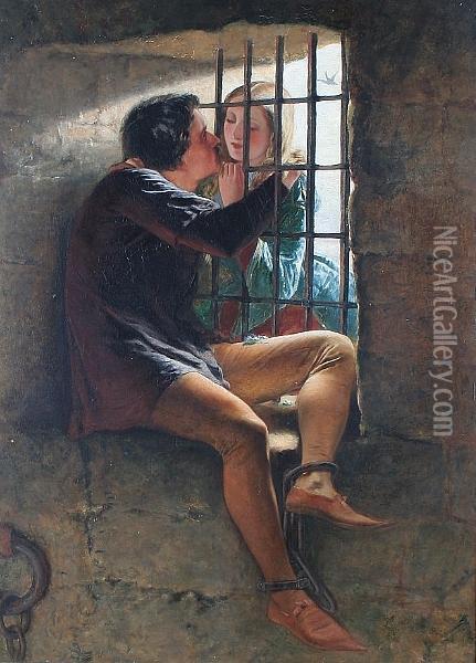 Prison Solace Oil Painting - Robert Carrick