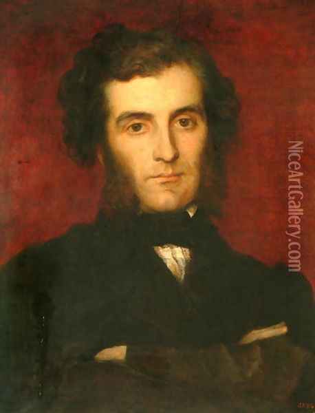 Dr Zambacco, 1858 Oil Painting - George Frederick Watts