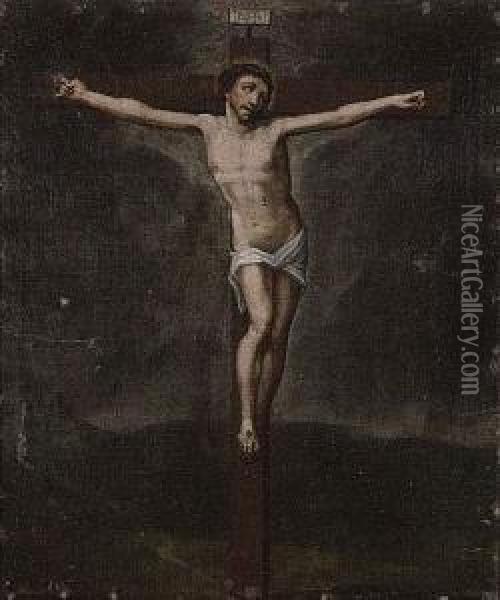 Cristo Crucificado Oil Painting - Luis Tristan