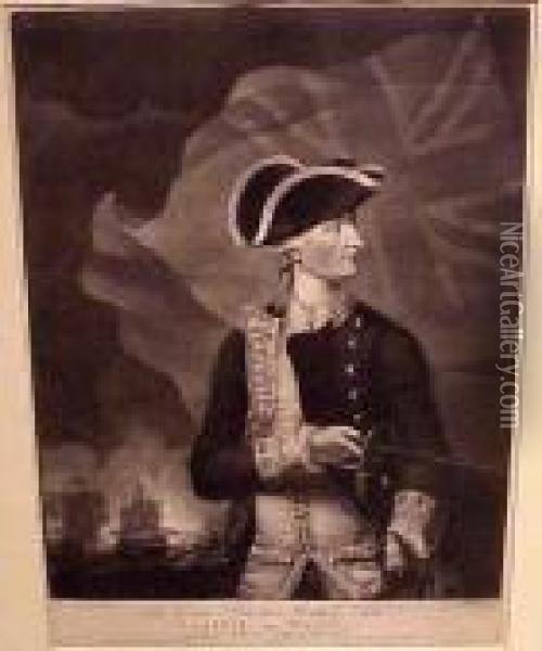 Sir Georges Brydges Rodney, Baronet Admiral Oil Painting - Valentine Green