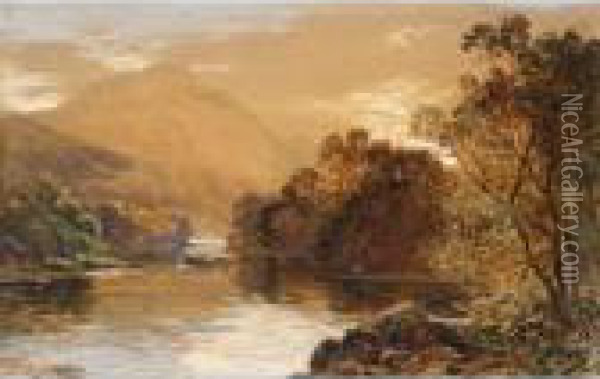 View In Cumberland Oil Painting - Samuel Bough