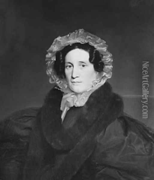 Mrs. Luman Reed Oil Painting - Charles Cromwell Ingham