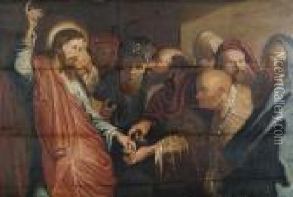 Der Zinsgroschen Oil Painting - Peter Paul Rubens
