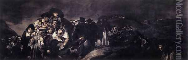 A Pilgrimage to San Isidro Oil Painting - Francisco De Goya y Lucientes