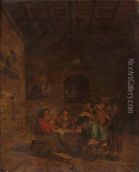 Kroginterior Oil Painting - David The Elder Teniers