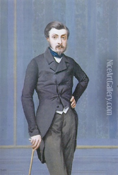 Notable Vaudois Oil Painting - Francois-Louis-David Bocion