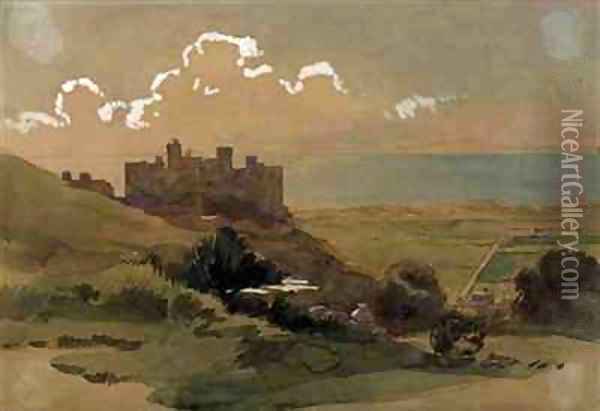 Harlech Castle Oil Painting - Georges Gascoyne