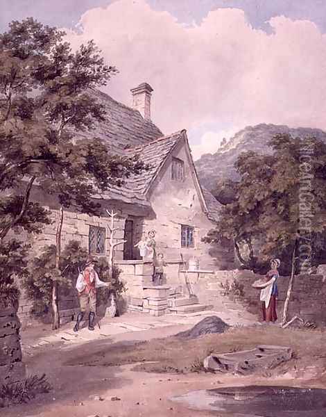 Tintern, Monmouthshire Oil Painting - George Samuel