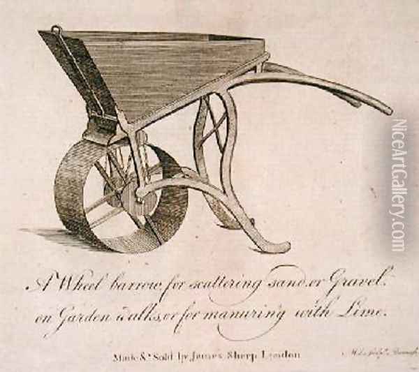 Wheelbarrow 1773 Oil Painting - Miles
