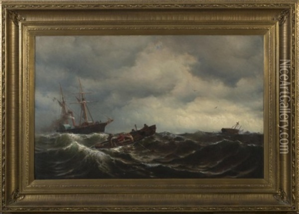After The Storm Oil Painting - Mauritas Frederik H. De Haas