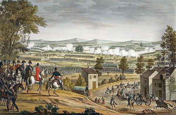 The Battle of Lutzen, 2 May 1813 Oil Painting - Louis Francois Couche