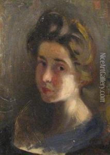 Woman Portrait Oil Painting - Sabin Popp