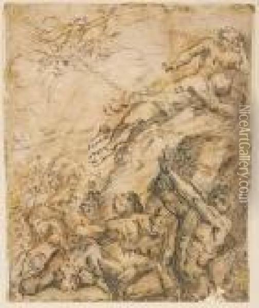 La Colere De Zeus Oil Painting - Peter Paul Rubens