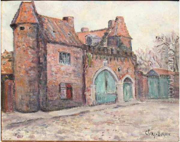 Ancien Couvent Des Templiers Oil Painting - Adolphe Clary-Baroux