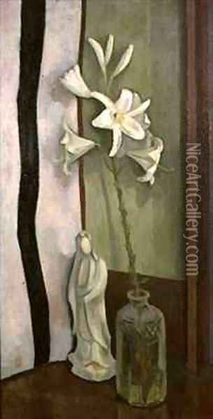 Lilies Oil Painting - Roger Eliot Fry