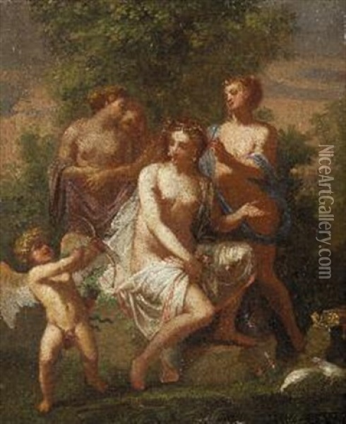 Il Bagno Di Diana Oil Painting - Federico Cervelli