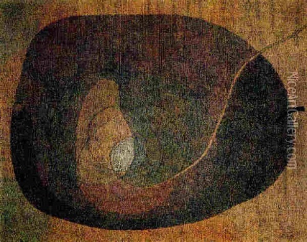 Die Frucht Oil Painting - Paul Klee