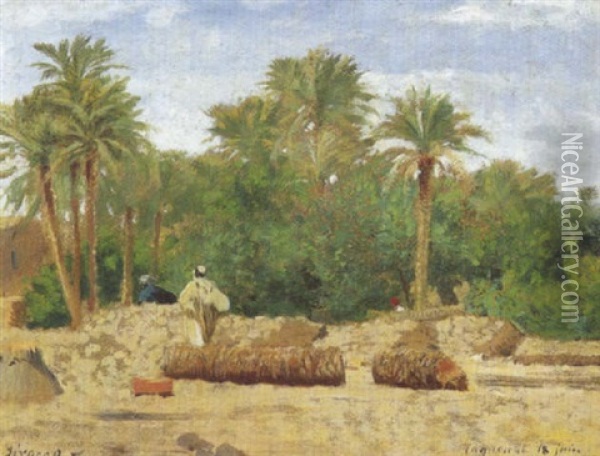 Laghouat, 18 Juin Oil Painting - Eugene Fromentin