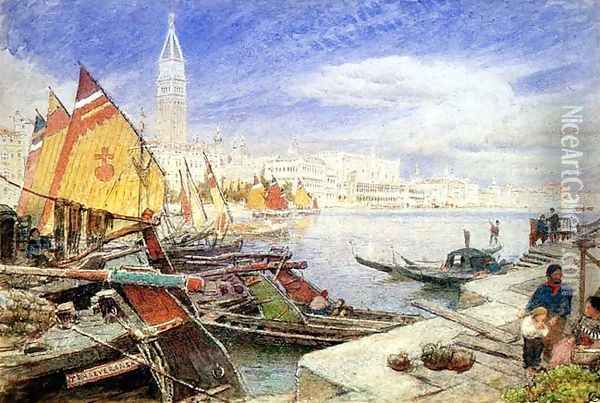 Venice 2 Oil Painting - Albert Goodwin